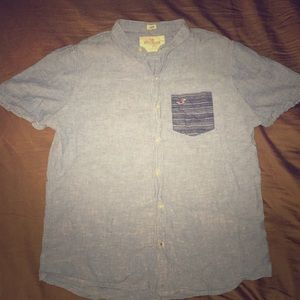 Denim blue Frocket button up